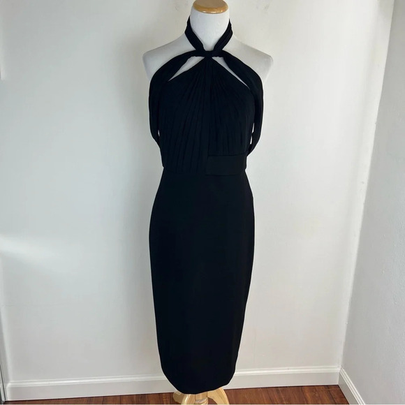 Fame and Partners Revolve Black Off the Shoulder Knee Length Dress Size S - Picture 4 of 10